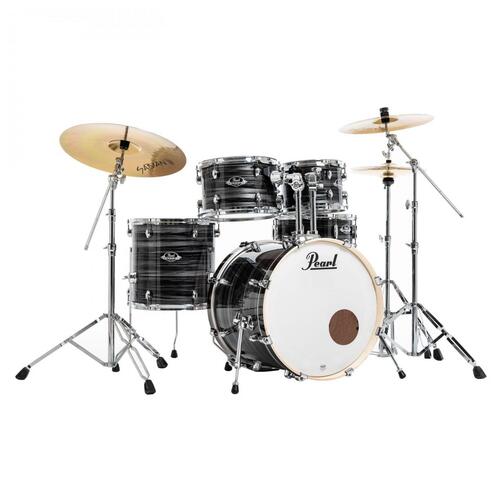 Pearl EXX Export 20" Fusion Drum Kit in Graphite Silver Twist